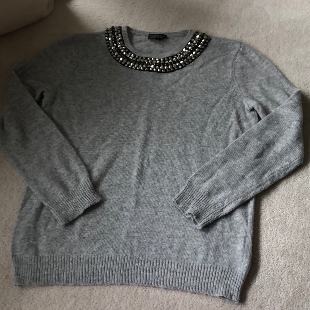 Embellished Topshop sweater!